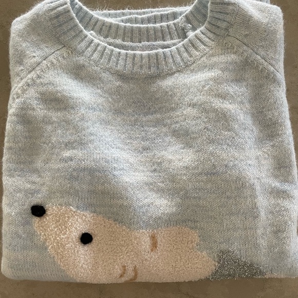 LC Lauren Conrad Petite Polar Bear Sweater - Picture 4 of 6